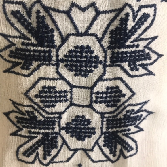 “TRISTAN” Embroidered Sheer Blouse . - Picture 4 of 13